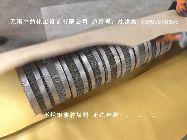 不銹鋼網(wǎng)孔波紋填料 網(wǎng)孔填料 網(wǎng)孔波紋填料